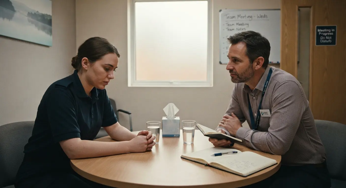 Post-incident support for staff